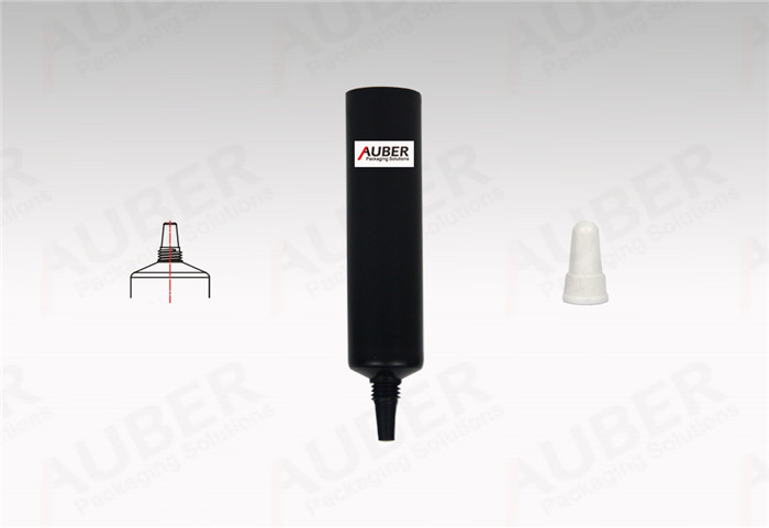 D16mm Black Tube Packaging with Long Tip for Glue Auber D16mm Black Squeeze Tube with Long Tip for Glue