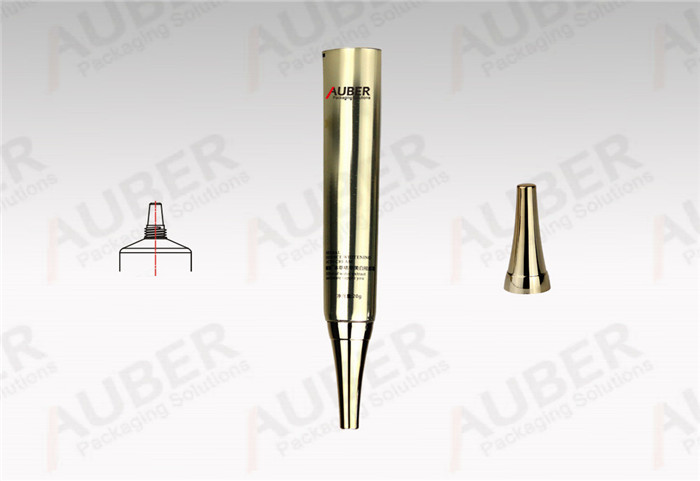 Auber D19mm High Glossy Nozzle Tubes Packaging with Metalized Pointed Screw On Cap Auber 19mm High Glossy Nozzle Tubes Packaging with Metallic Pointed Screw On Cap