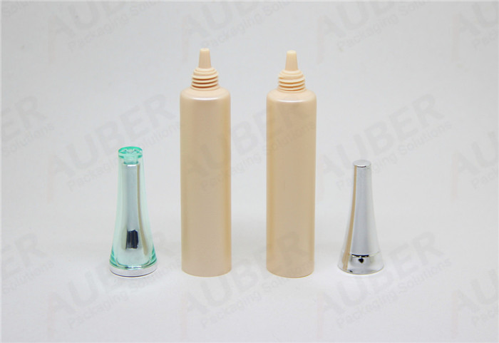 D35mm Cat Shaped Skincare Plastic Tubes with Octagonal Caps D19mm Nozzle Make Up Tubes with Different Screw On Caps