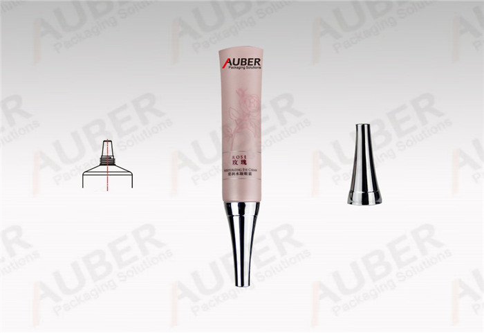 Auber D19mm Rose Eye Cream Nozzle Tube Packaging with Metalized Pointed Screw On Cap Auber D19mm Rose Eye Cream Nozzle Tube Packaging with Metalized Pointed Screw On Cap