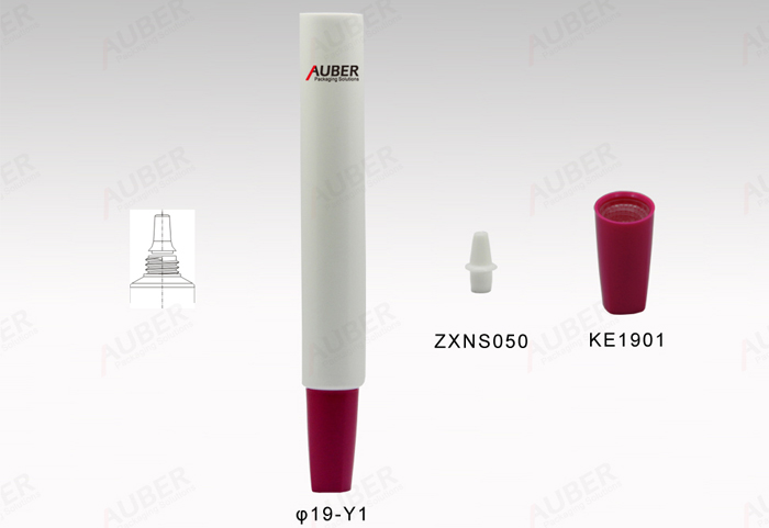 D19mm round medical packaging tube with nozzle head D19mm round medical packaging tube with nozzle head