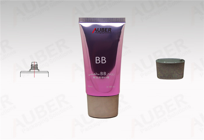 D30mm High Glossy Tubes for Cream D35mm High Glossy BB Cream Tube with Metallic Cap