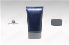 d40mm oval plastic squeeze tube with high end revers uv oil