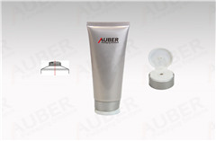 Pearl Round Cosmetic Tubes With Flip Top Caps