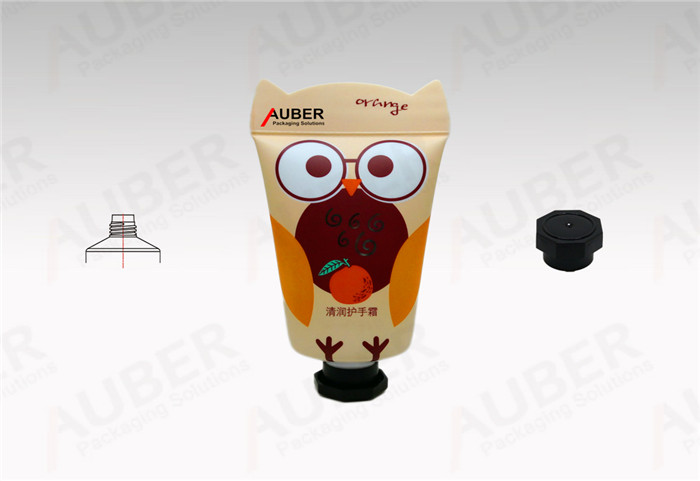 Auber Owl Design Plastic Squeeze Tube in D35mm with Octagonal Cap for Hand Cream