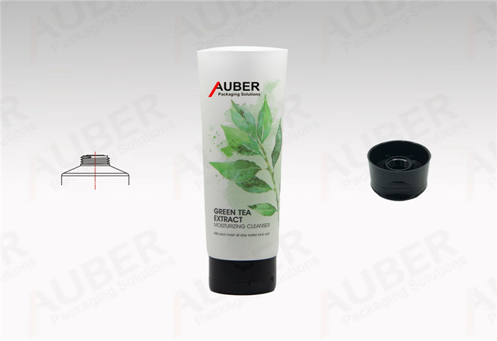 Plastic Laminated Cosmetic Packaging in D40mm with Flip Top Cap for Green Tea Cleanser Plastic Laminated Cosmetic Packaging in D40mm with Flip Top Cap for Green Tea Cleanser