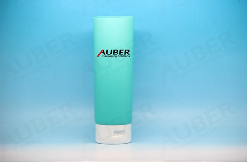 D50mm Cyan Round Cosmetic Tube Packaging with Screw On Cap