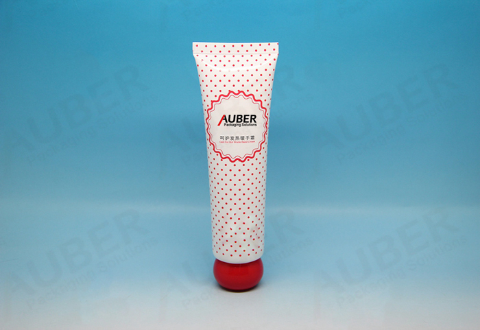 D25mm Light Yellow Round Tube with Transparent Cap D30mm Round Cosmetic Tube