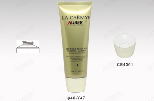 Glossy Plastic cosmetic tube