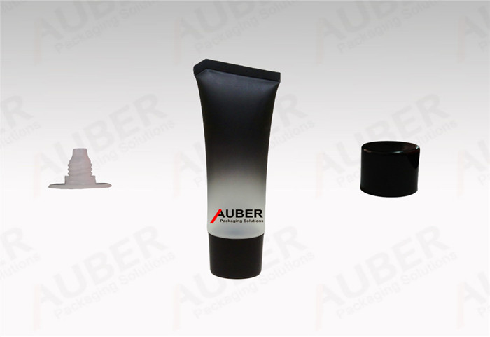 Transparent Oval SkincareTube with Gradual Changing Printing in Dia 30mm with Screw on cap for Hand Lotion