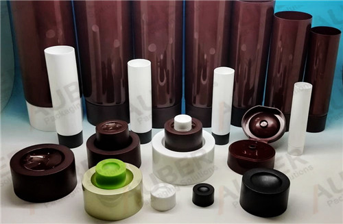 Round Skincare Tubes with Concave Screw on Caps Round Skincare Tubes with Concave Screw on Caps