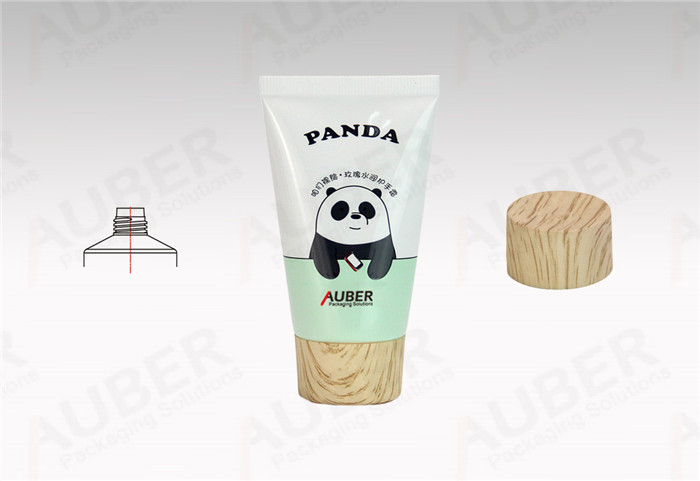 Whole Plastic Laminated Tube in Dia.35mm with Wood Texture Screw On Cap Auber Whole Plastic Laminated Tube in Dia.35mm with Wood Texture Screw On Cap