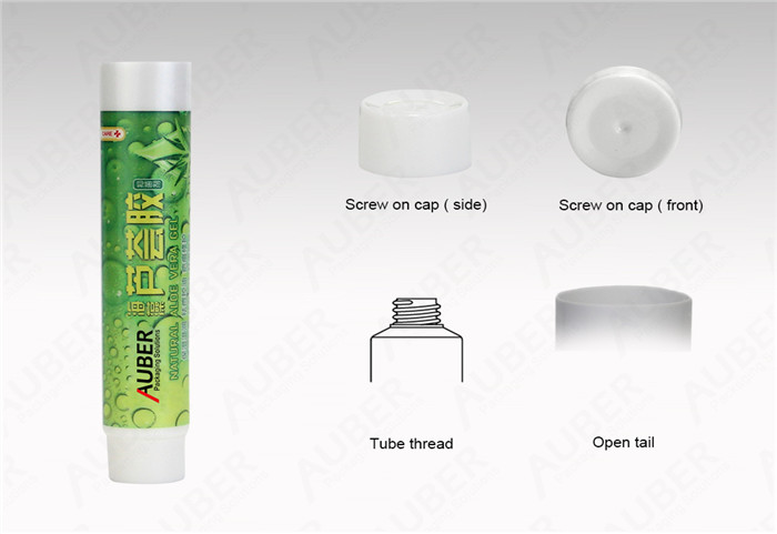 D19mm Squeeze Tubes Wholesale for Aloe Vera with Screw On Cap