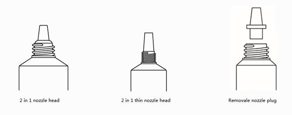Auber nozzle gel tubes