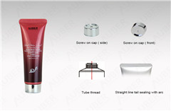D19mm Sleeping Mask Soft Tubes with Metalized Screw On Cap