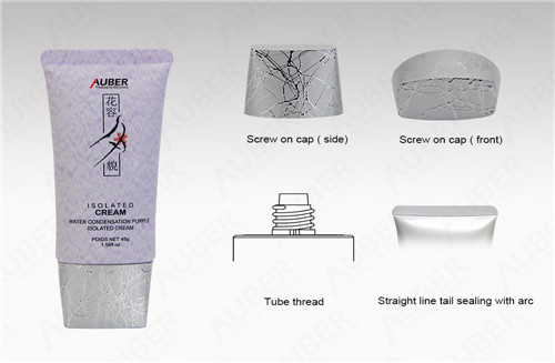 Auber1936042 D35mm Oval Paper Texture Primer Tube with Special Metalized Screw On Cap