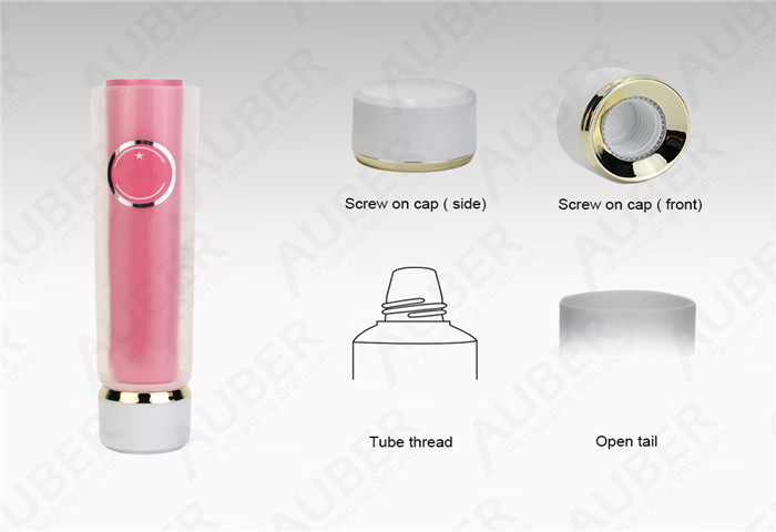D35mm Tube in Tube Cosmetic Packaging with Screw on Cap