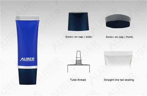 Auber1937008 D19mm Dark Blue Super Flat High Glossy Tube for Concealer with Screw on Cap