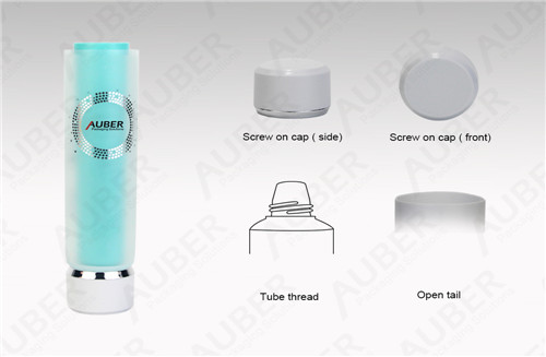 Auber1937030 D35mm Dual Cosmetic Tube with Screw on Cap