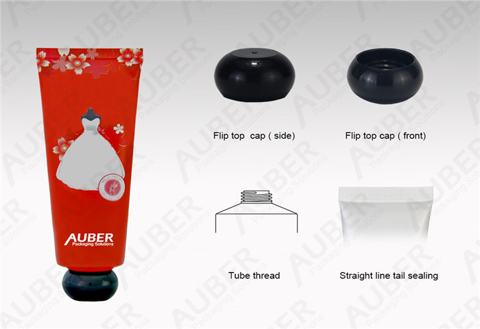 D35mm Plastic Tube Laminated Cosmetic Packaging with Screw on Cap 