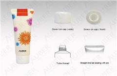 D30mm Cosmetic Tube For Hand Cream With White Screw On Cap