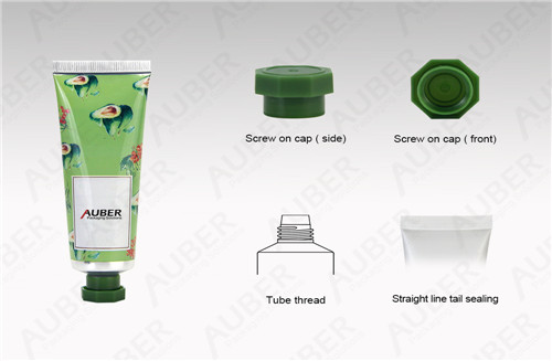 D30mm Super Glossy Cosmetic Tubes Wholesale With Green Octagonal Cap D30mm Super Glossy Cosmetic Tubes Wholesale With Green Octagonal Cap