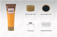 D30mm Plastic Cosmetic Tube Manufacturers with Bamboo Caps