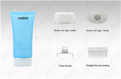 D30mm Semi-Clear Oval Plastic Cosmetic Tubes Suppliers with Screw Cap