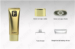 High Glossy Oval Cosmetics Tube