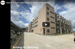 New cosmetic tubes factory plant