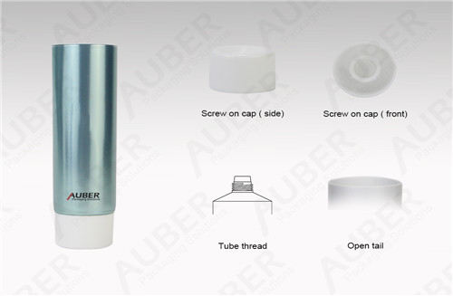 D35mm Reverse Uv HGL Tubes Laminate Cosmetic Tubes With Screw On Cap Reverse Uv HGL Tubes