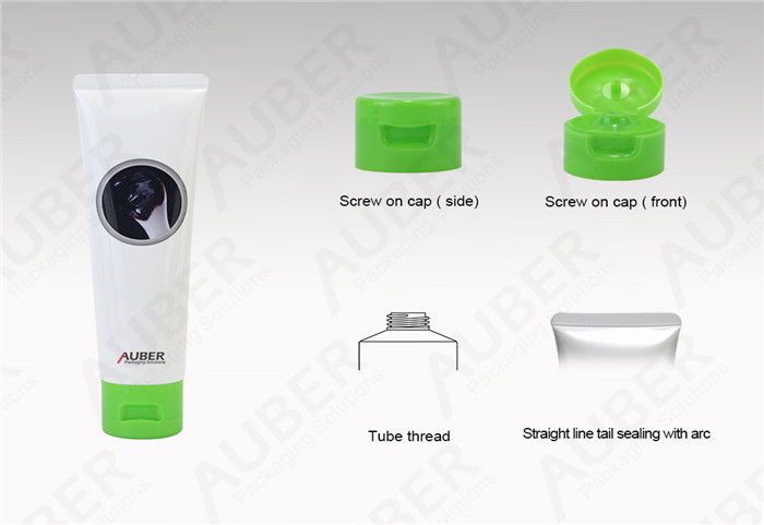D35mm Cleanser ABL Tubes Manufacturer With Flip Top Cap
