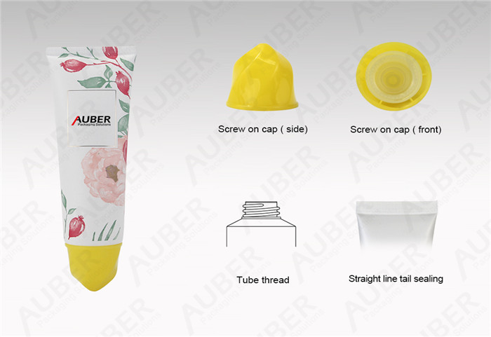 D40mm Facial Cleanser Cosmetic Packaging Wholesale with Ice Cream Screw On Cap