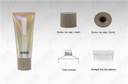 Auber D40mm High Glossy Tube for Whitening Cream with Biodegradable Cap Auber D40mm High Glossy Tube for Whitening Cream with Biodegradable Cap