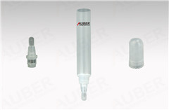 Auber D19mm Clear Lip Balm Packaging Manufacturering with Silicone Head