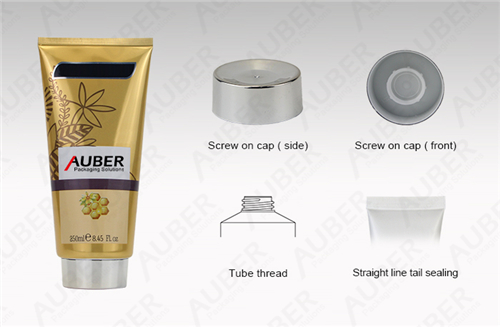 Auber D55mm Gold Hgl Tubes for Hair Beauty with Metalized Screw on Cap Auber D55mm Gold Hgl Tubes for Hair Beauty with Metalized Screw on Cap